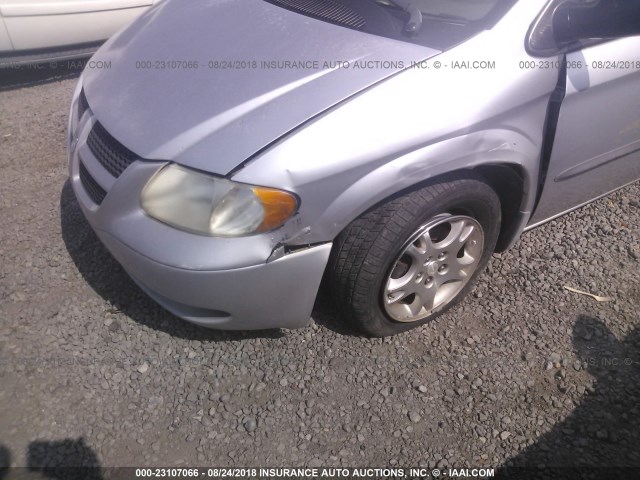 2D4GP74L83R107513 - 2003 DODGE GRAND CARAVAN EX SILVER photo 6