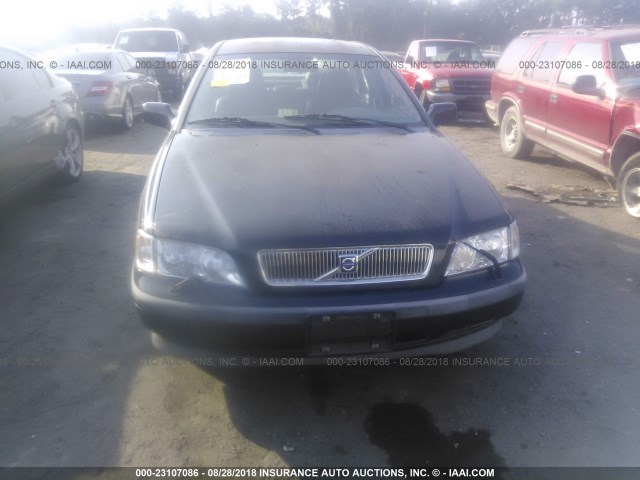 YV1VS2558YF479626 - 2000 VOLVO S40 BLACK photo 6