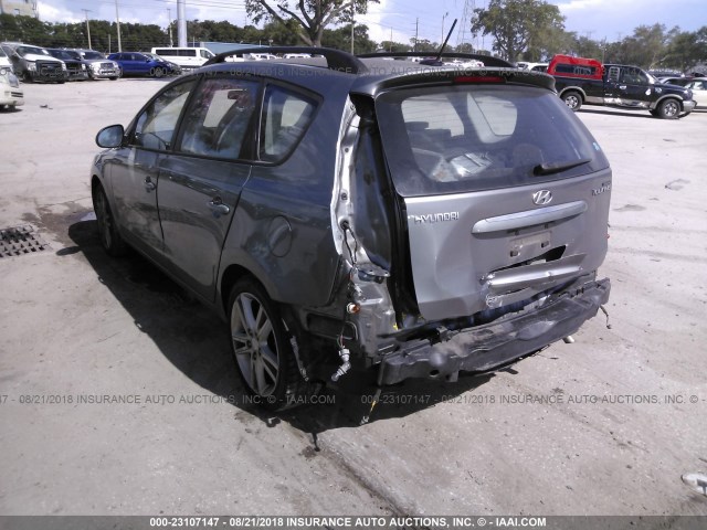 KMHDC8AE1AU073269 - 2010 HYUNDAI ELANTRA TOURING GLS/SE SILVER photo 3