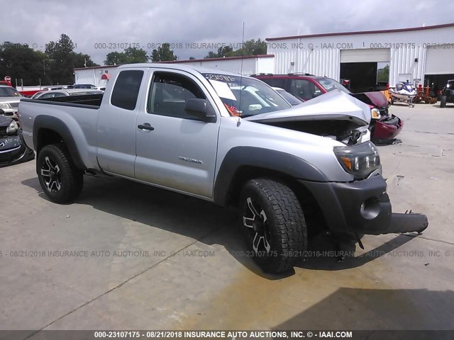 5TEUU42NX7Z414340 - 2007 TOYOTA TACOMA ACCESS CAB SILVER photo 1