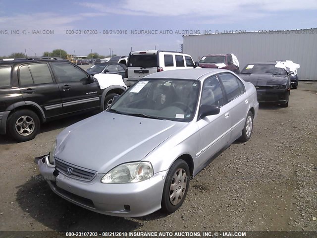 2HGEJ6614YH569724 - 2000 HONDA CIVIC SE SILVER photo 2