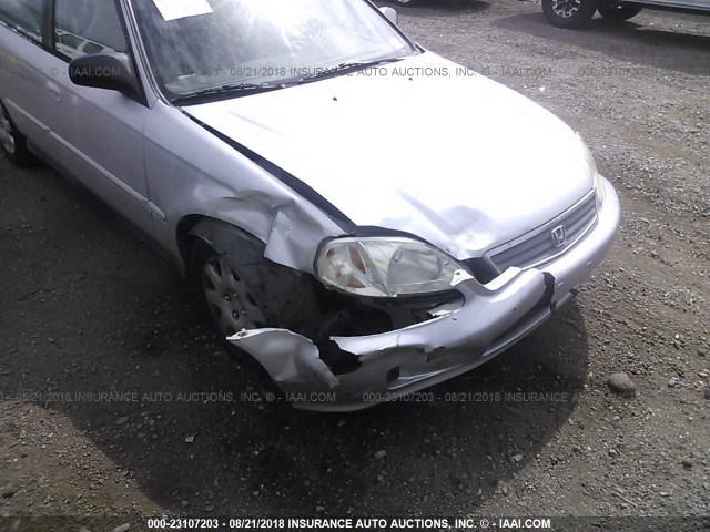 2HGEJ6614YH569724 - 2000 HONDA CIVIC SE SILVER photo 6