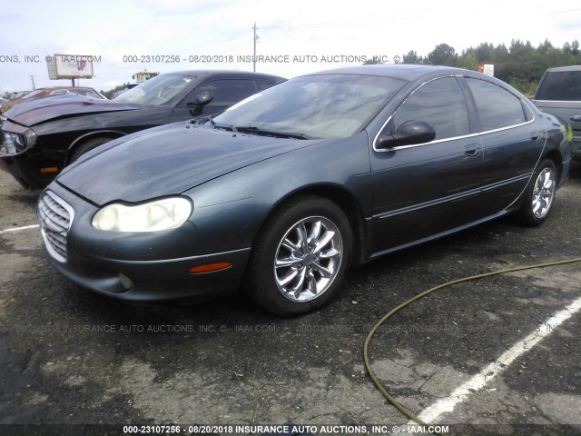 2C3AD56G42H160086 - 2002 CHRYSLER CONCORDE LIMITED BLUE photo 2