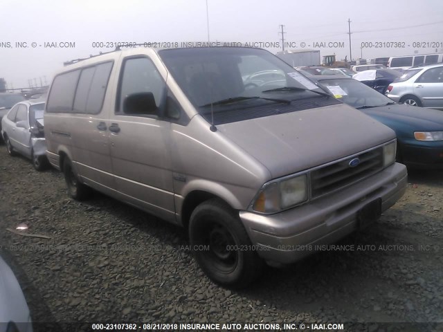 1FMDA41X1SZA79030 - 1995 FORD AEROSTAR GOLD photo 1