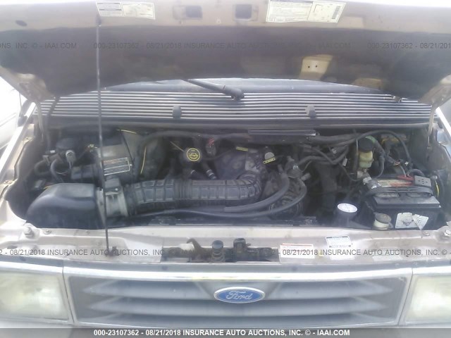 1FMDA41X1SZA79030 - 1995 FORD AEROSTAR GOLD photo 10