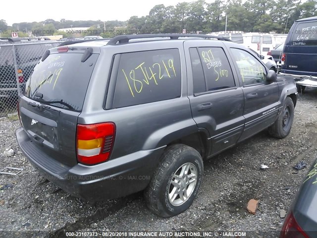 1J4GW48S44C204468 - 2004 JEEP GRAND CHEROKEE LAREDO/COLUMBIA/FREEDOM 灰色 照片 4