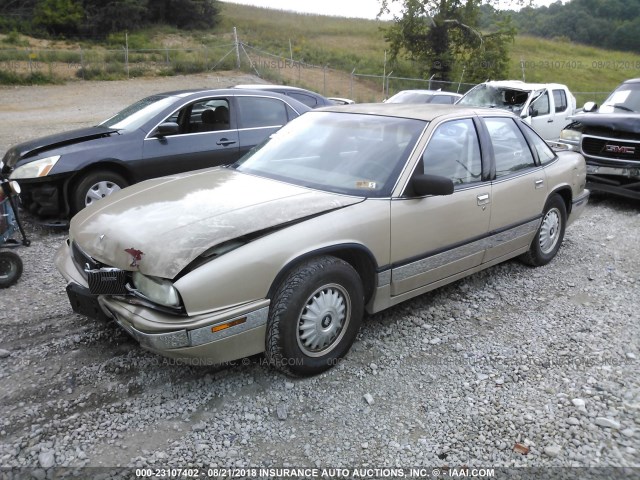 2G4WD54L0N1425693 - 1992 BUICK REGAL LIMITED GOLD photo 2