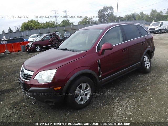 3GSDL43N08S552579 - 2008 SATURN VUE XE RED photo 2