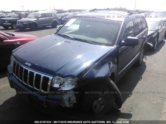 1J4HR58225C672251 - 2005 JEEP GRAND CHEROKEE LIMITED BLUE photo 2