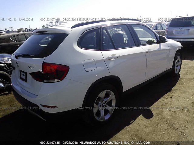 WBAVM1C52FV498282 - 2015 BMW X1 SDRIVE28I WHITE photo 4