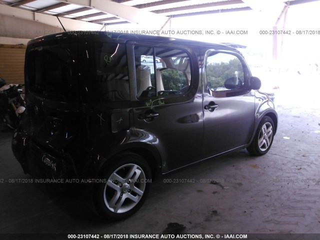 JN8AZ28R99T125751 - 2009 NISSAN CUBE S/SL MAROON photo 4