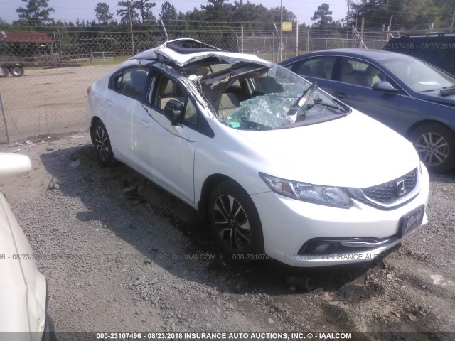 19XFB2F96DE037315 - 2013 HONDA CIVIC EXL 白色 照片 1