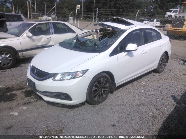 19XFB2F96DE037315 - 2013 HONDA CIVIC EXL 白色 照片 2
