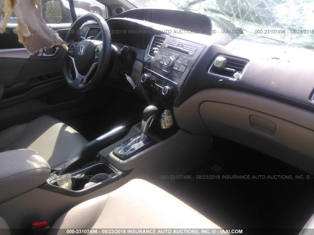19XFB2F96DE037315 - 2013 HONDA CIVIC EXL 白色 照片 5