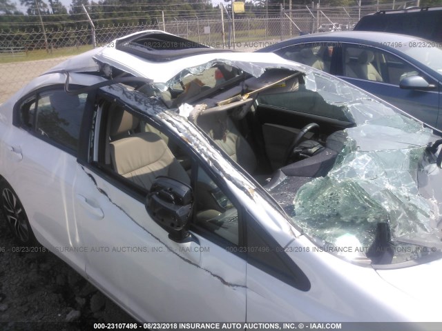 19XFB2F96DE037315 - 2013 HONDA CIVIC EXL 白色 照片 6