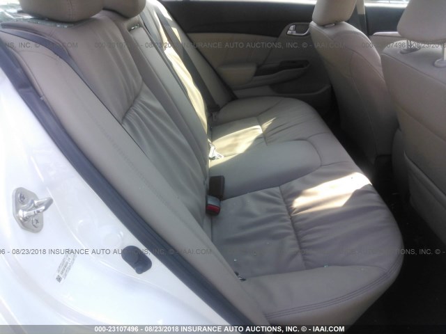 19XFB2F96DE037315 - 2013 HONDA CIVIC EXL 白色 照片 8