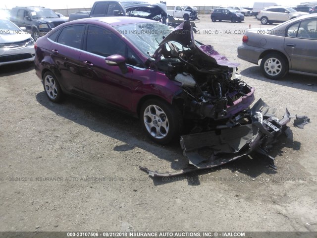 3FADP4CJ2BM111793 - 2011 FORD FIESTA SEL RED photo 1