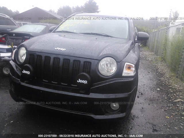 1J8FT47WX8D527088 - 2008 JEEP COMPASS SPORT BLACK photo 2