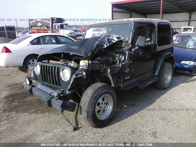 1J4FY49S0WP742357 - 1998 JEEP WRANGLER / TJ SAHARA GREEN photo 6