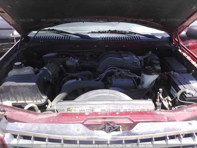 1FMZU63K54ZA52734 - 2004 FORD EXPLORER XLT/XLT SPORT/NBX 红色 照片 10
