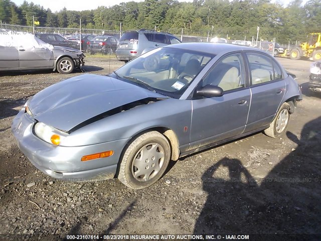 1G8ZH52822Z114543 - 2002 SATURN SL1 Light Blue photo 2