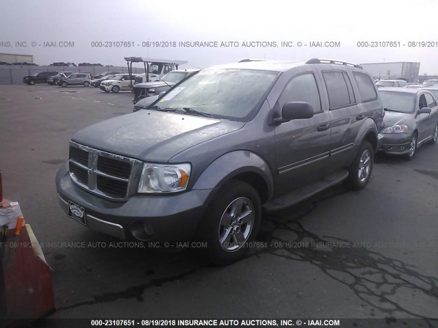 1D8HB58227F543293 - 2007 DODGE DURANGO LIMITED GRAY photo 2