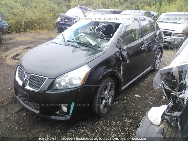 5Y2SR67079Z419625 - 2009 PONTIAC VIBE GT BLACK photo 2