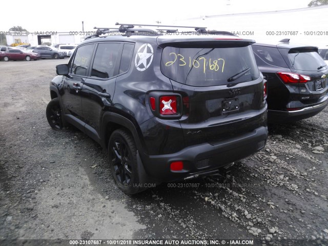 ZACCJBBT4GPD20343 - 2016 JEEP RENEGADE LATITUDE BLACK photo 3