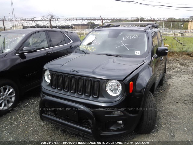 ZACCJBBT4GPD20343 - 2016 JEEP RENEGADE LATITUDE BLACK photo 6