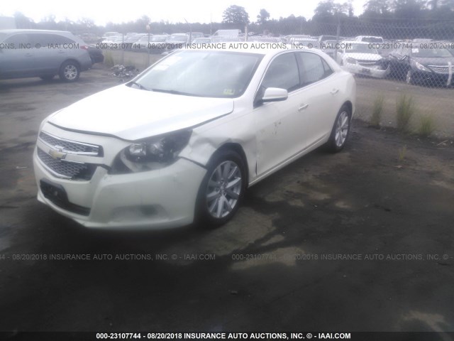 1G11H5SA2DF326023 - 2013 CHEVROLET MALIBU LTZ 白色 照片 2