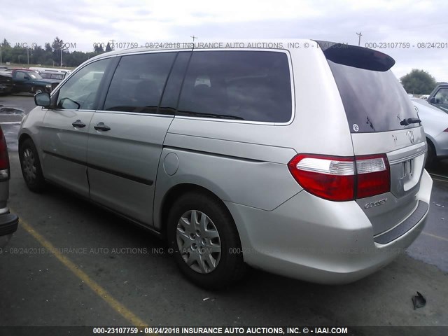 5FNRL38216B046596 - 2006 HONDA ODYSSEY LX GOLD photo 3