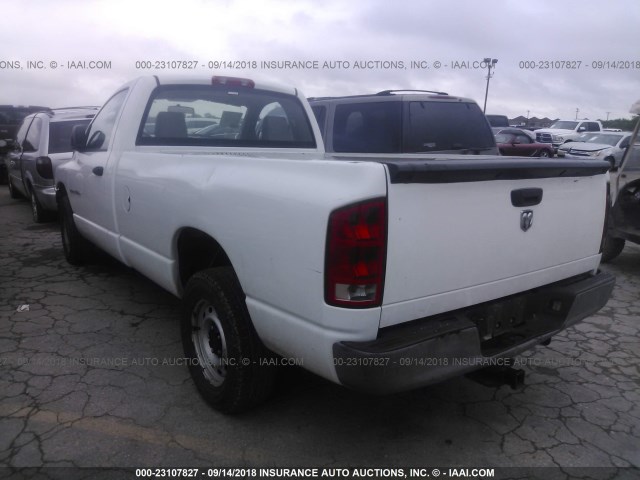 1D7HA16K06J178448 - 2006 DODGE RAM 1500 ST WHITE photo 3