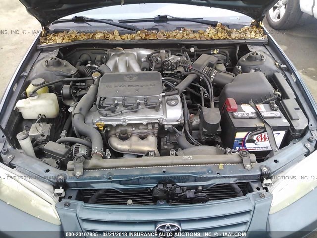 JT2BF28K1W0099034 - 1998 TOYOTA CAMRY LE/XLE GREEN photo 10