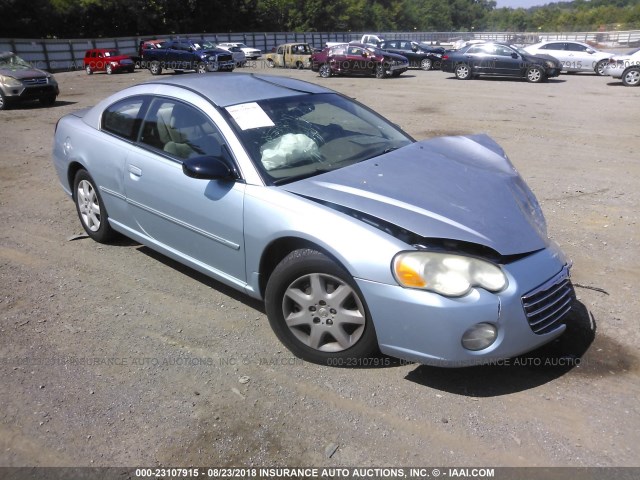 4C3AG42G64E073435 - 2004 CHRYSLER SEBRING LX Light Blue photo 1