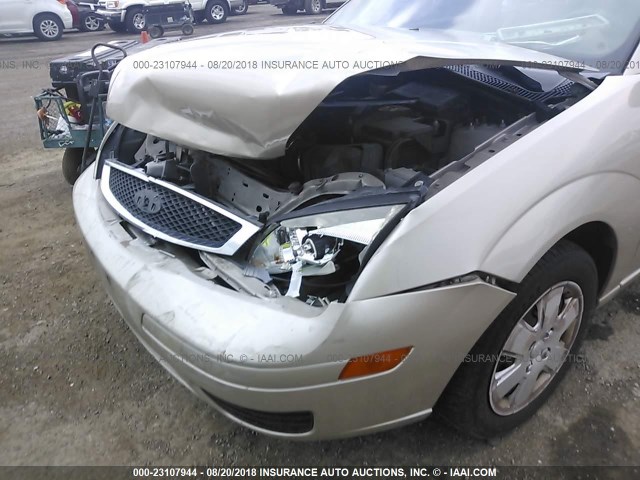1FAFP34N37W324540 - 2007 FORD FOCUS ZX4/S/SE/SES 金色 照片 6