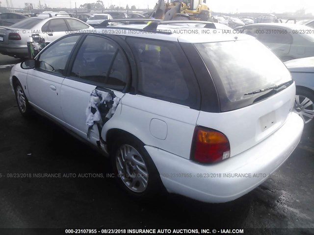 1G8ZK8277WZ105191 - 1998 SATURN SW2 WHITE photo 3