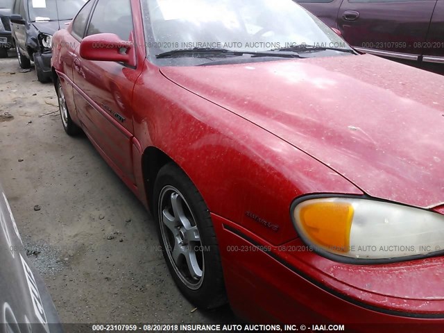 1G2NW12E9YM805524 - 2000 PONTIAC GRAND AM GT RED photo 6