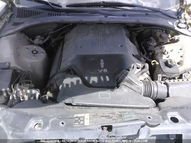 1LNHM87A34Y675803 - 2004 LINCOLN LS Qızıl foto 10