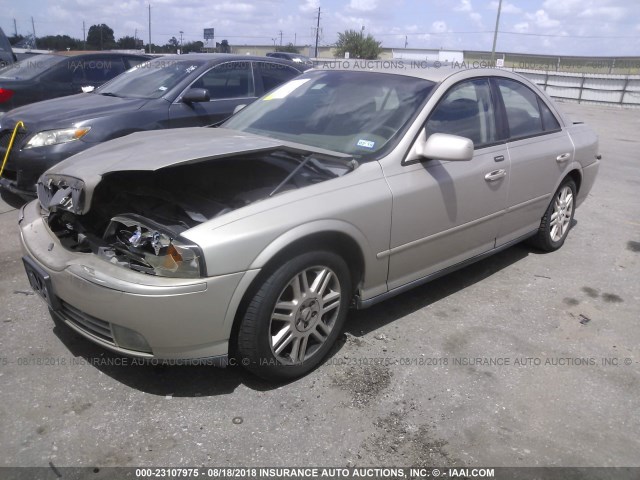 1LNHM87A34Y675803 - 2004 LINCOLN LS Qızıl foto 2