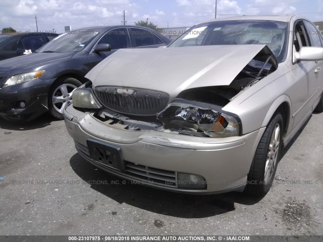 1LNHM87A34Y675803 - 2004 LINCOLN LS GOLD photo 6