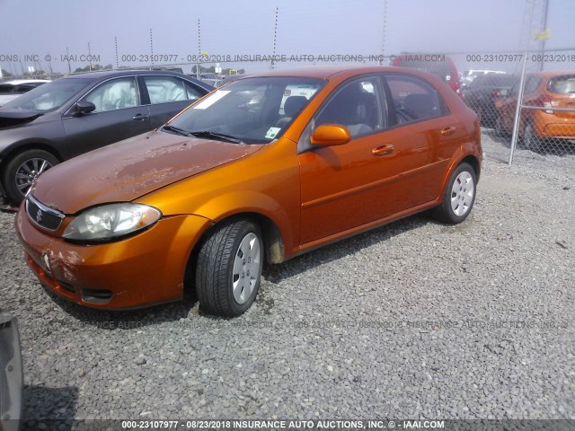 KL5JD66Z27K521727 - 2007 SUZUKI RENO CONVENIENCE ORANGE photo 2