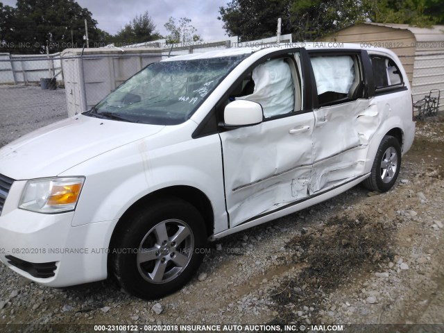 2D8HN54PX8R726458 - 2008 DODGE GRAND CARAVAN SXT WHITE photo 6