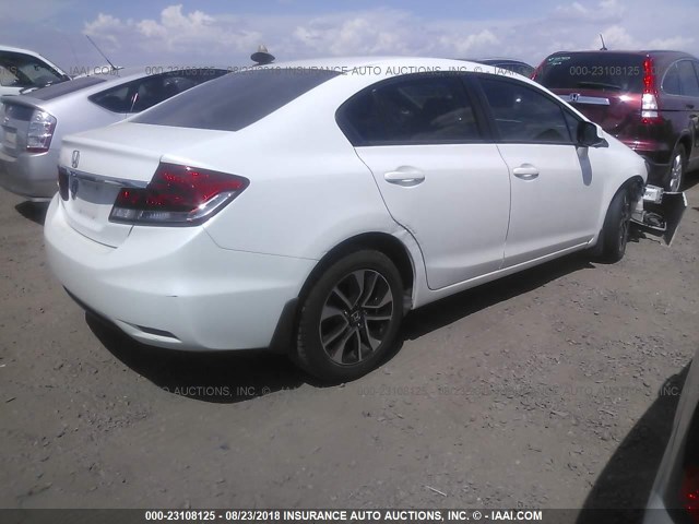 19XFB2F99DE071328 - 2013 HONDA CIVIC EXL 白色 照片 4