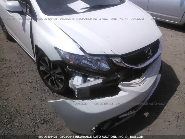 19XFB2F99DE071328 - 2013 HONDA CIVIC EXL 白色 照片 6
