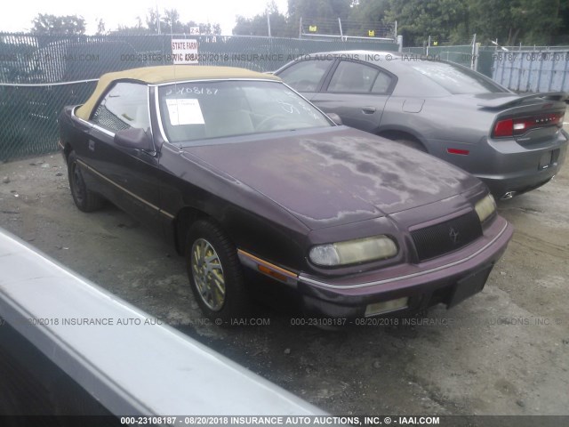 1C3EU4538RF242750 - 1994 CHRYSLER LEBARON GTC/LX PURPLE photo 1