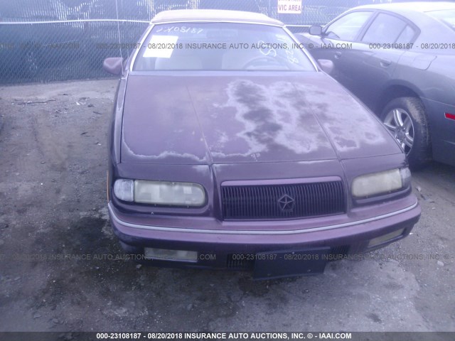 1C3EU4538RF242750 - 1994 CHRYSLER LEBARON GTC/LX PURPLE photo 6