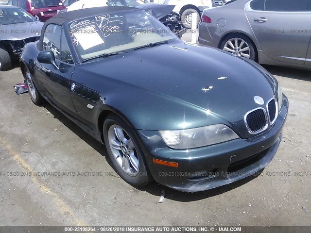 4USCH9340YLF83959 - 2000 BMW Z3 2.3 GREEN photo 1