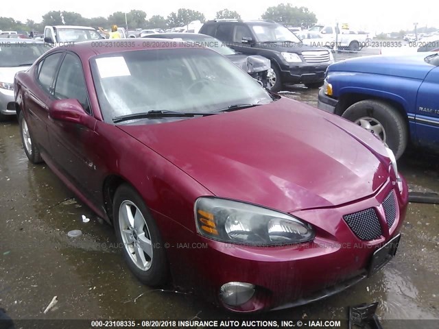 2G2WP552161115687 - 2006 PONTIAC GRAND PRIX Темно-червоний фото 1