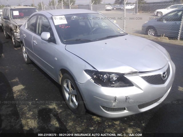 JM1BK12F361535398 - 2006 MAZDA 3 I SILVER photo 6