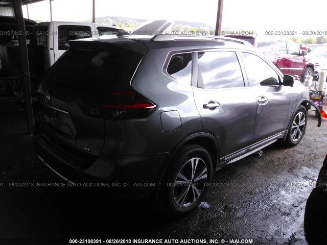 5N1AT2MT5HC888570 - 2017 NISSAN ROGUE S/SL GRAY photo 4